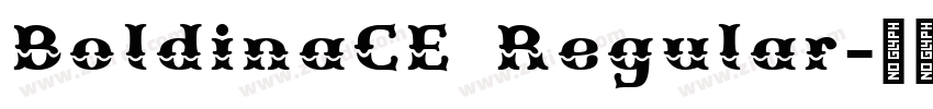 BoldinaCE Regular字体转换